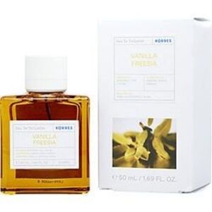 Korres Vanilla Freesia Eau De Toilette For Women 88% natural 1.69 fl oz